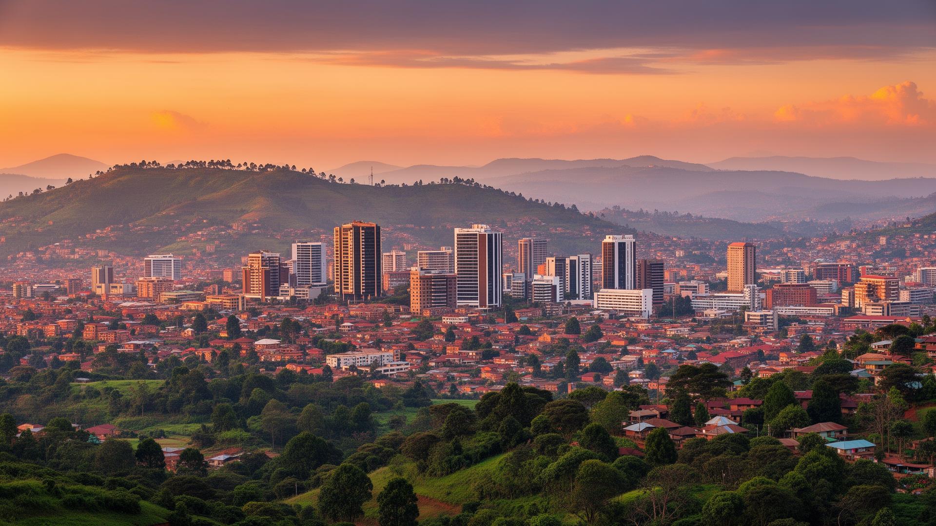 Kigali Rwanda cityscape